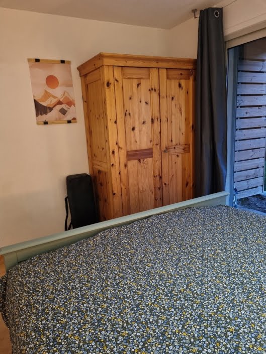 bedroom 1 with double bed with wardrobe