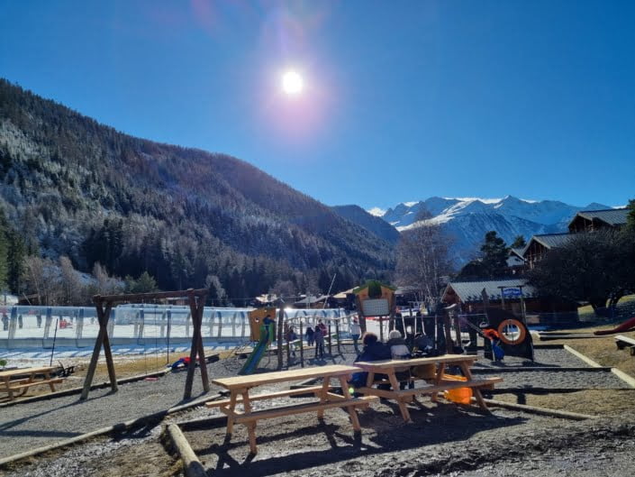 La Norma Playground with mountain and slope views