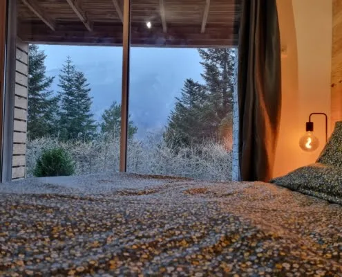 Chalet 96 bedroom 1 view Chalet 96 bedroom 1 view