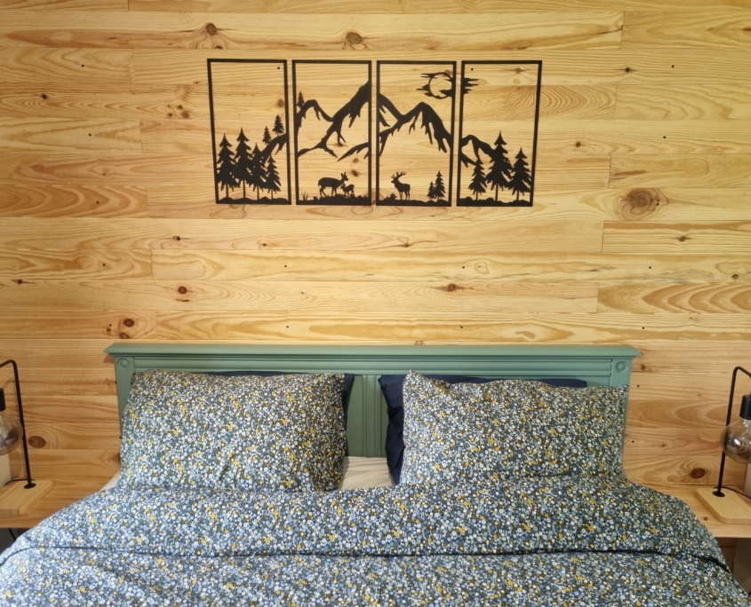 Chalet 96 La Norma - Bedroom double bed Chalet 96 La Norma - Bedroom double bed