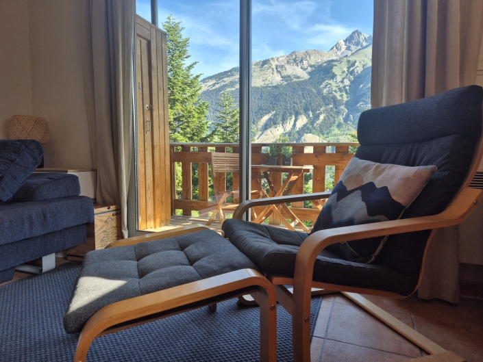 Chalet 96 La Norma - view from living room 2 Chalet 96 La Norma - view from living room 2