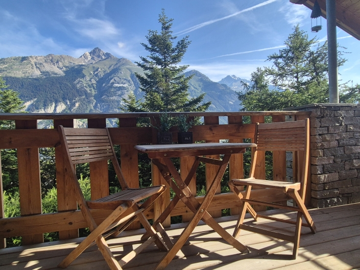 Chalet 96 La Norma - view from living room Chalet 96 La Norma - view from living room
