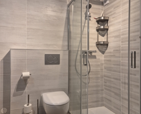 Chalet 96 La Norma - Bathroom Toilet and Shower Chalet 96 La Norma - Bathroom Toilet and Shower